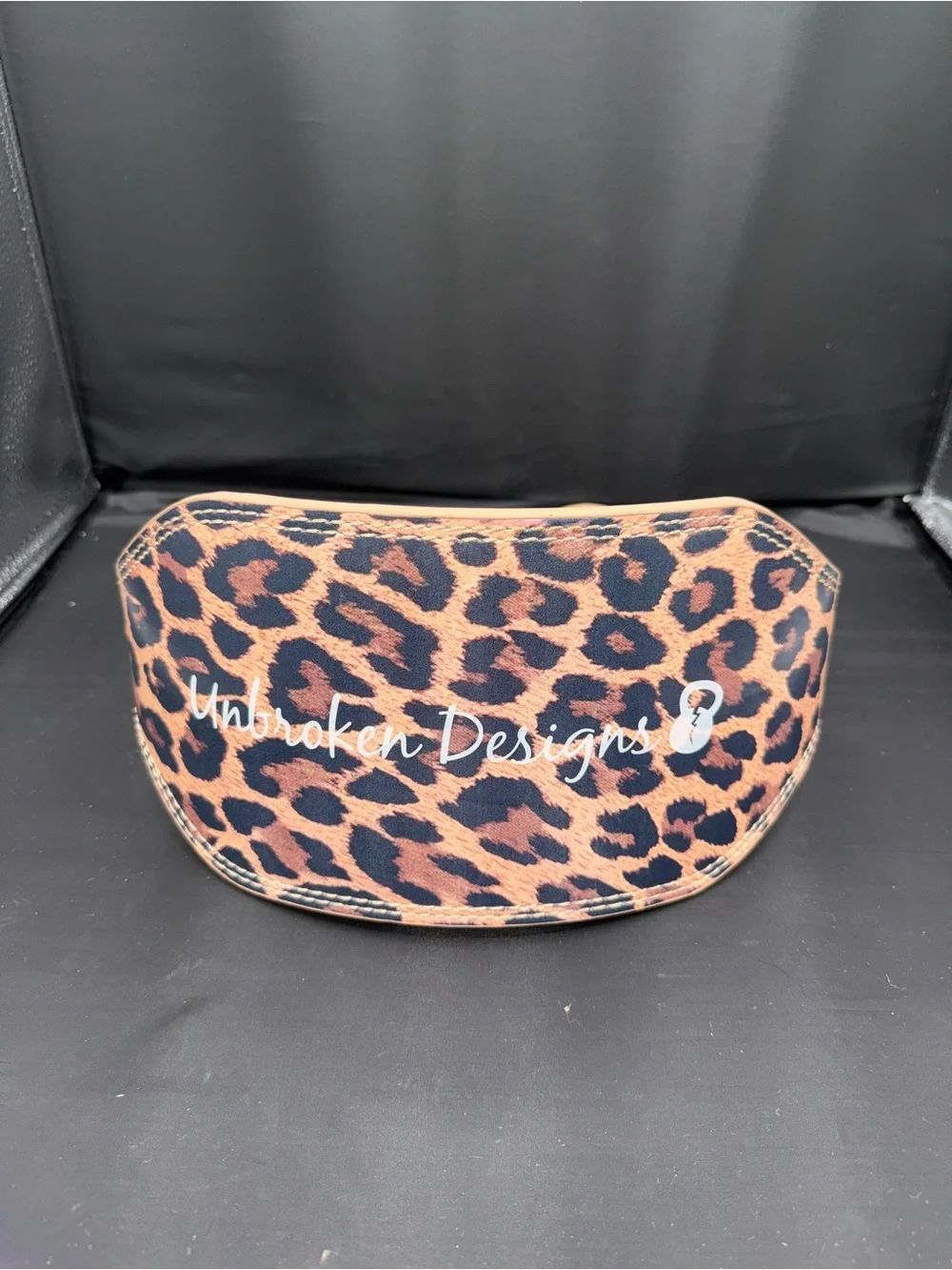 Unbroken Designs Leopard Lifting Belt S Leather Weightlifting Crossfit Gym Boho⁠